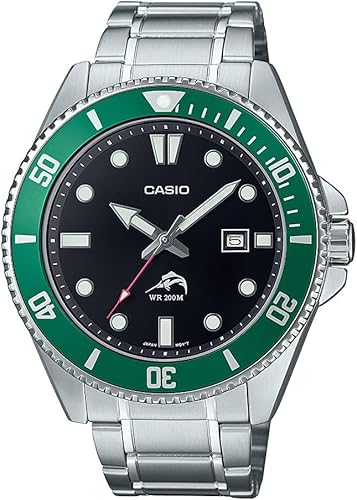 Casio Men's MDV106DD-1A3VCF Classic Stainless Steel Diver Watch