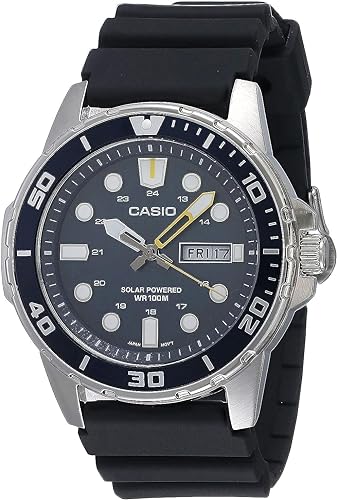 Casio Men's MTP-S110-2AVCF Solar Powered Watch