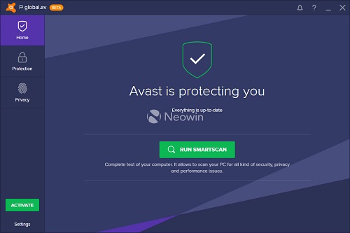 Avast’s User Interface