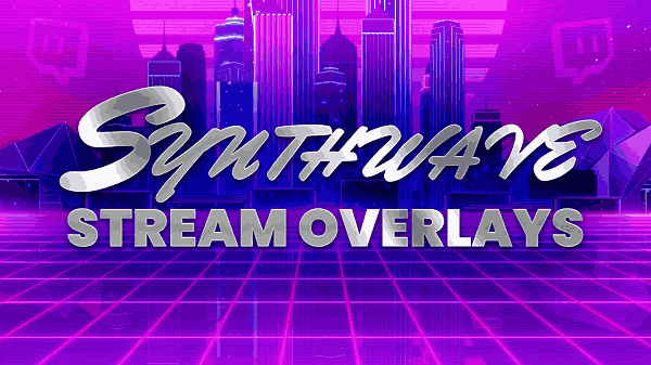 Best Synthwave/Retrowave Twitch Overlays for OBS