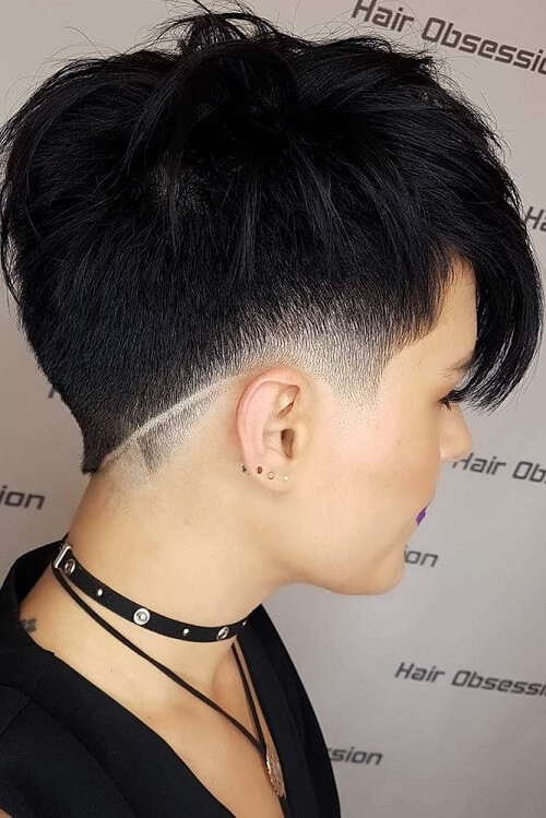 Tapered Pixie with Undercut